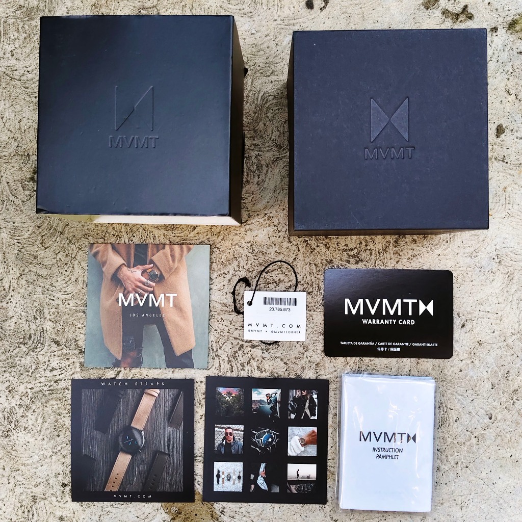 Preloved Kotak Jam MVMT Old Generation Original Watch Box Fullset