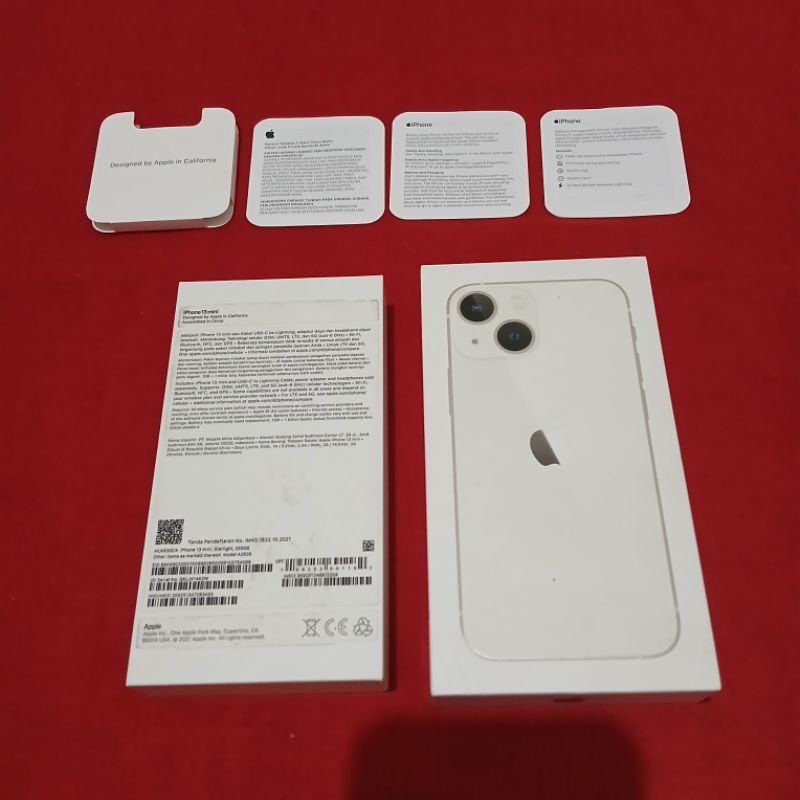 dus box iphone 13 mini putih ori copotan asli digimap