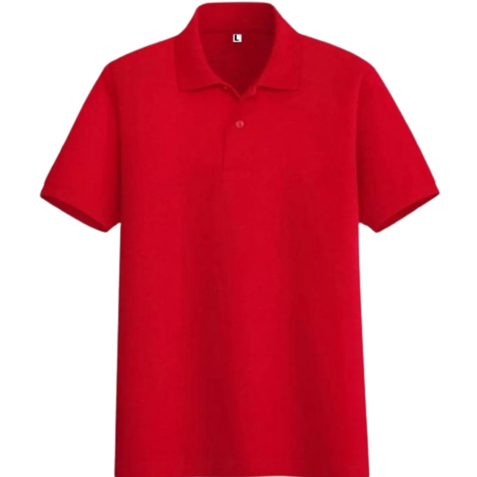 KODE Y8V DailyStore 21  Kaos Polo Pria Putih Merah  Kaos Kerah Pria  Polo Shirt Polos Seragam