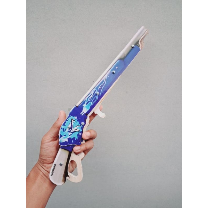 Mainan Tembakan Anak Laki SG Mamba, SG Tropical Parrot, SG Bunny, SG Rapper Freefire Tembakan Karet