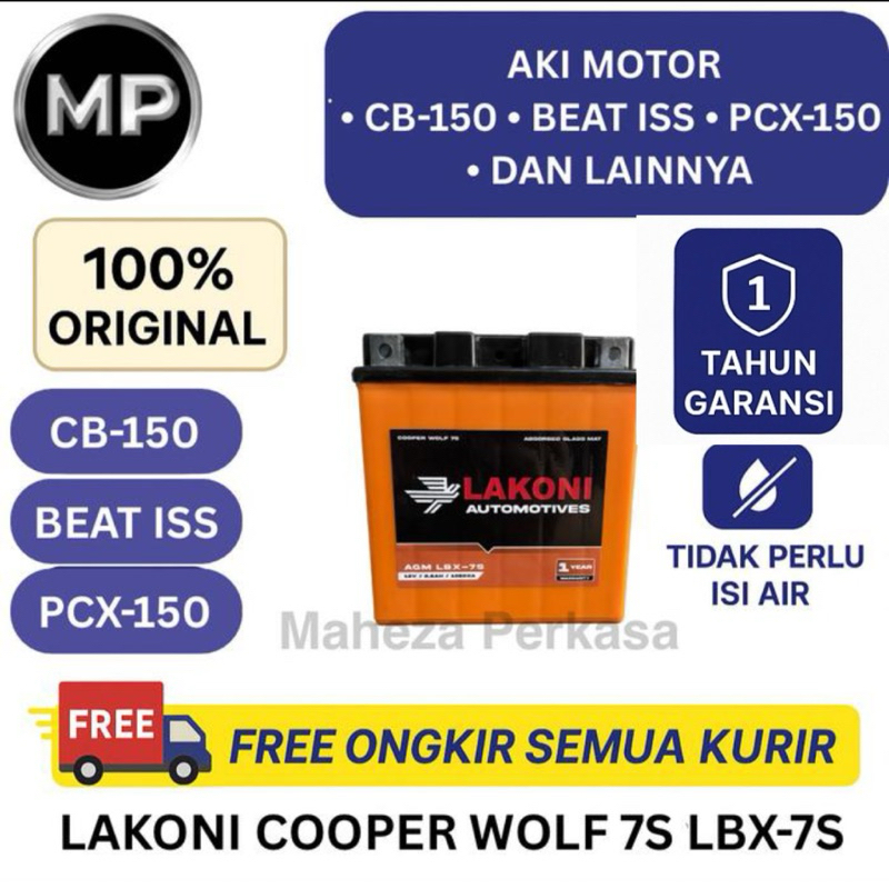 Aki Motor Vario 125 / 150 / Beat / Scoopy ISS / CB150R