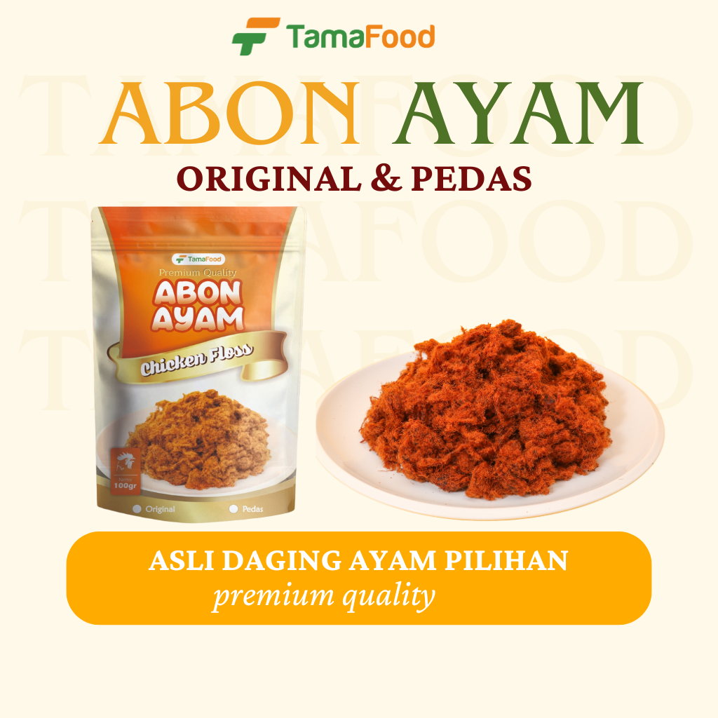 

Ygshop17 Tamafood - Paket Mix 4Pcs All Variant / Abon Sapi 2Pcs Original Dan Pedas Abon Ayam 2Pcs