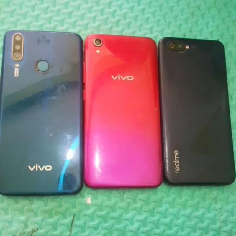 PAKET 3 UNIT HP MINUS LCD VIVO Y91C REALME C2 VIVO Y12