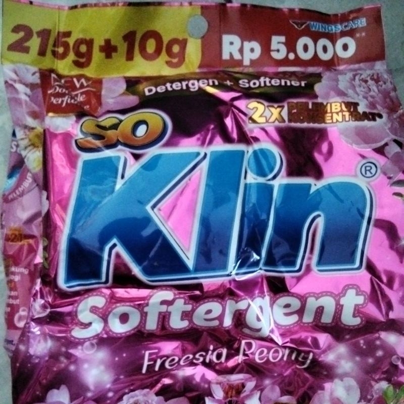 soklin softergent5000an bubuk