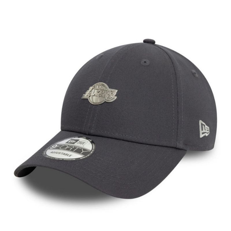 Topi New Era Cap Los Angeles Lakers Metallic Pin 9Forty Adjustable Original
