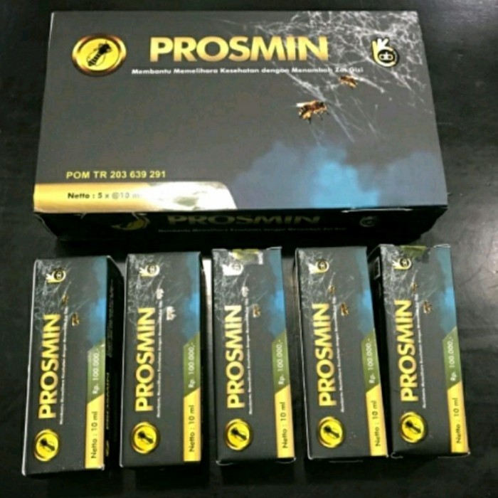 PROSMIN PLUS Propolis Original 1 Box Isi 5 Botol  @10 ml (Satuan)