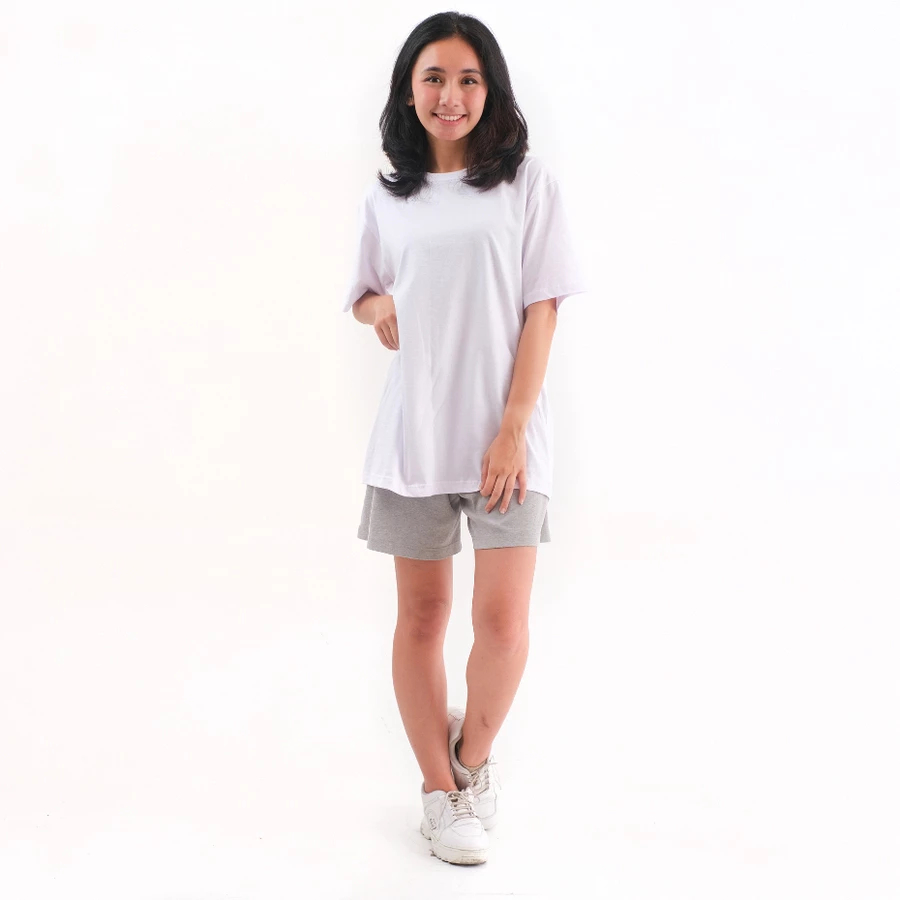 KAOS POLOS GROSIR /LUSIN COMBED 30S (PUTIH)