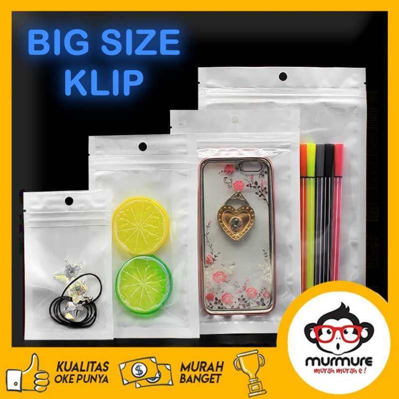 

MURMURE I PART 2 1PCS PACKING PLASTIK KLIP AKSESORIS ZIPLOCK KANTONG AKSESORIS