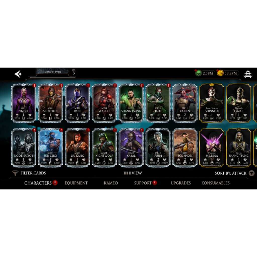 Merging Character All MK11 FUSED X Mortal Kombat Mobile Netherrealm Studios