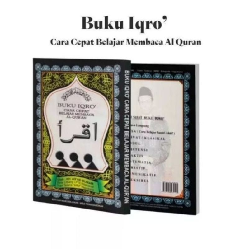 

Buku IQRO besar jilid 1 sampai 6 IQRO ukuran besar 15 x 21 cm