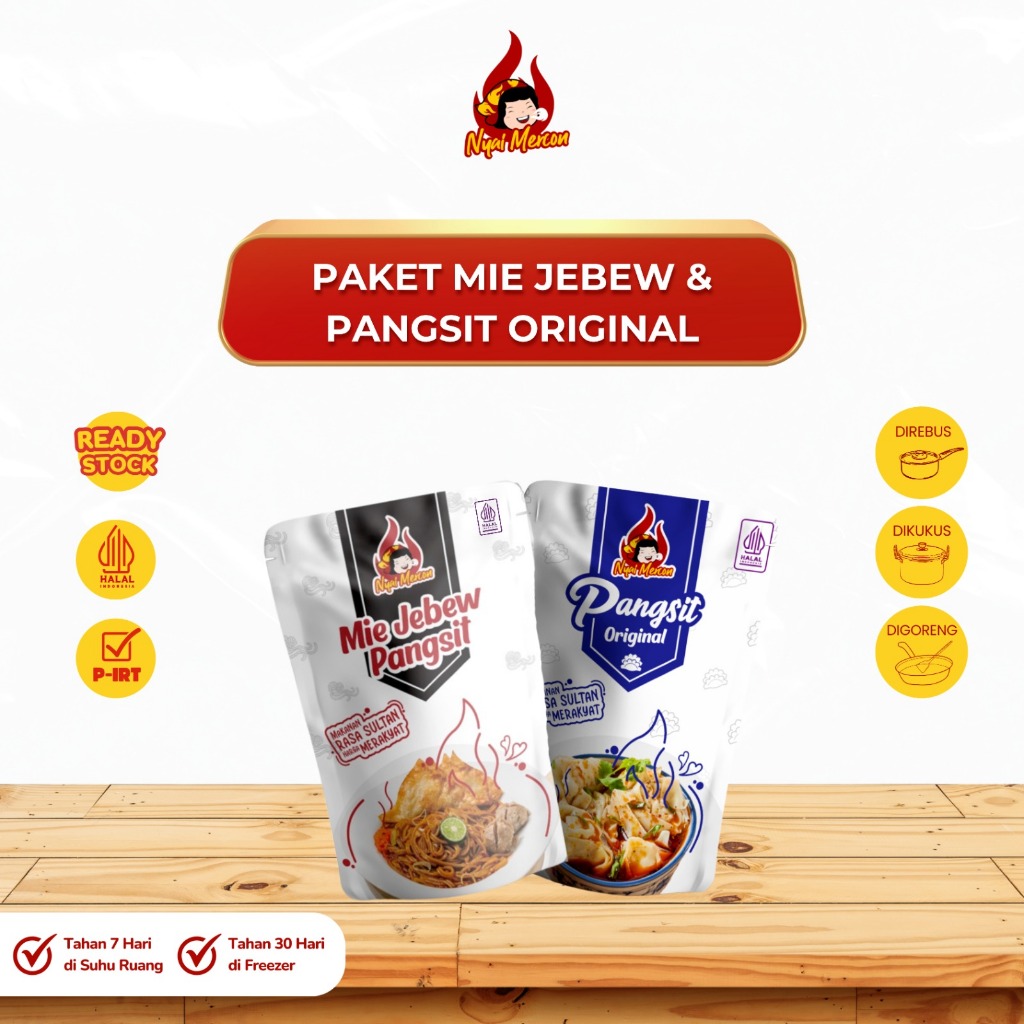 

Nyai Mercon - Paket Bundling Mie Jebew + Pangsit Original