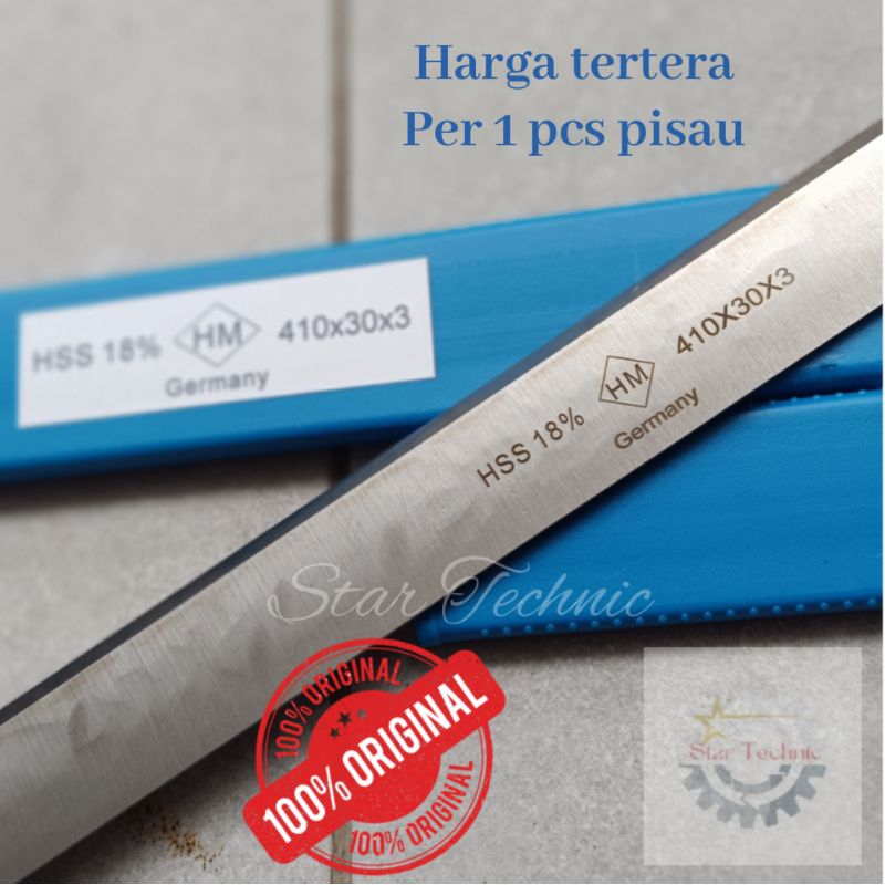 

41cm HSS PLANER KNIFE (HM)/Pisau serut/ketam kayu/Wood working tools uk. 410x30x3mm