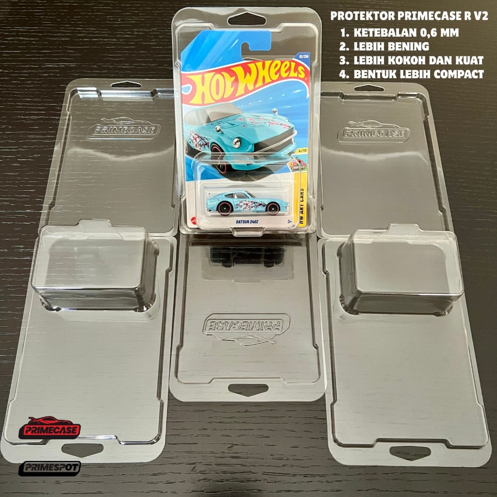 540 Pcs Primecase Protector / Protektor Hotwheels Hot Wheels Regular