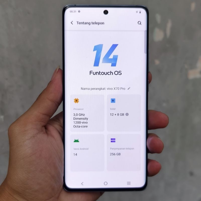 vivo X70 Pro 12/256GB Second Normal Mulus Murah