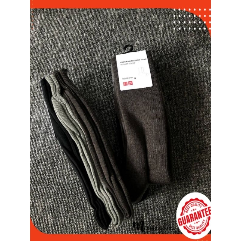 Kaos Kaki UNIQLO Original 1 set (isi 3 pasang)