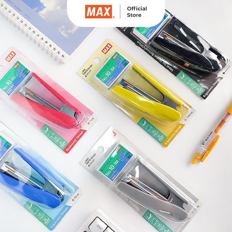 

MAX Stapler Staples Jegrekan Hekter HD10 HD10DK Free Gratis Isi Staples 10-1M