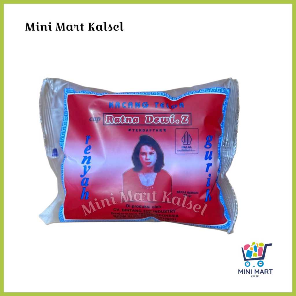 

Mini Mart Kalsel - Kacang Telor Cap Ratna Dewi.Z 100gr