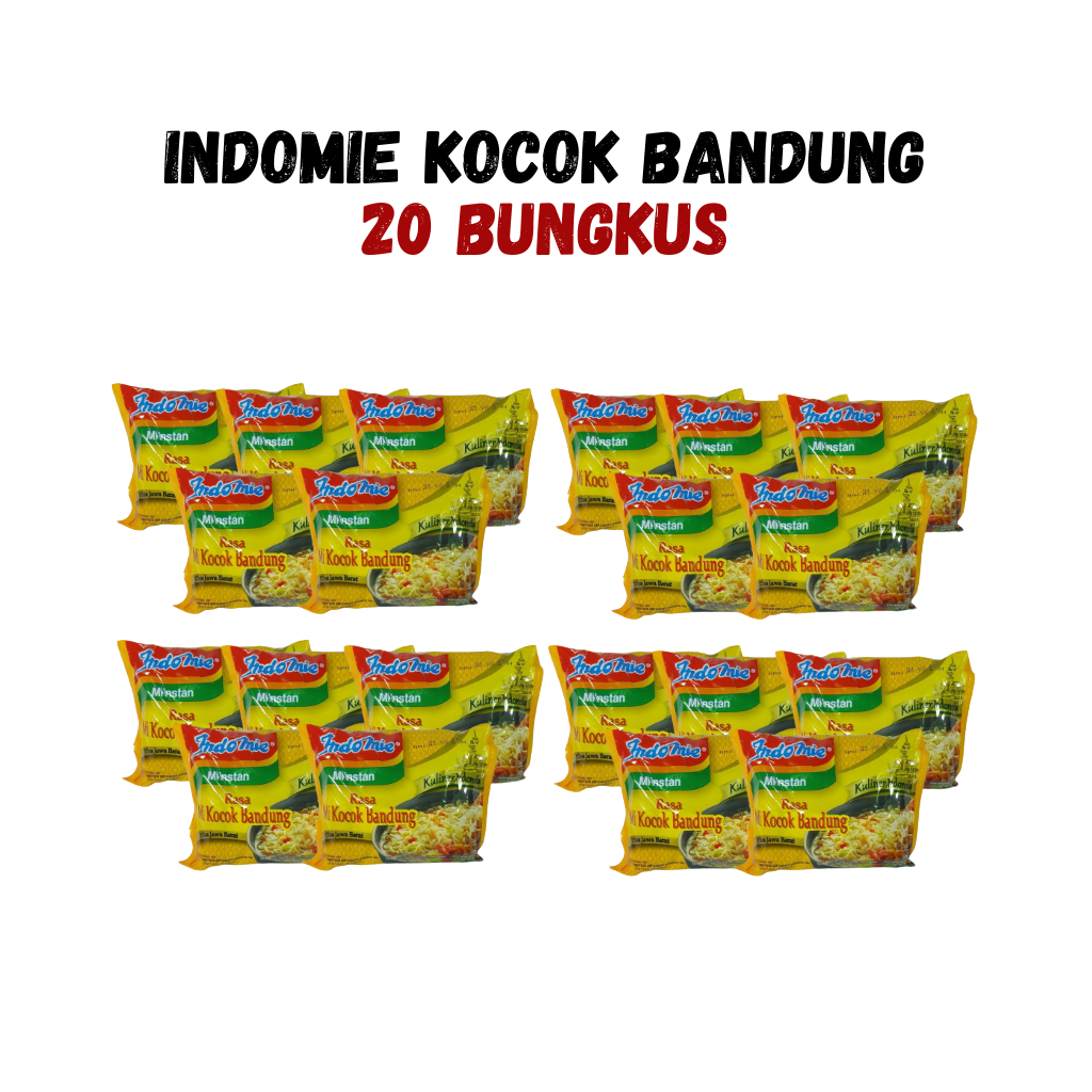 

Indomie Kuah Kocok Bandung 20 Bungkus – Mi Instan Kuah Sapi Pedas Segar Cocok untuk Musim Hujan