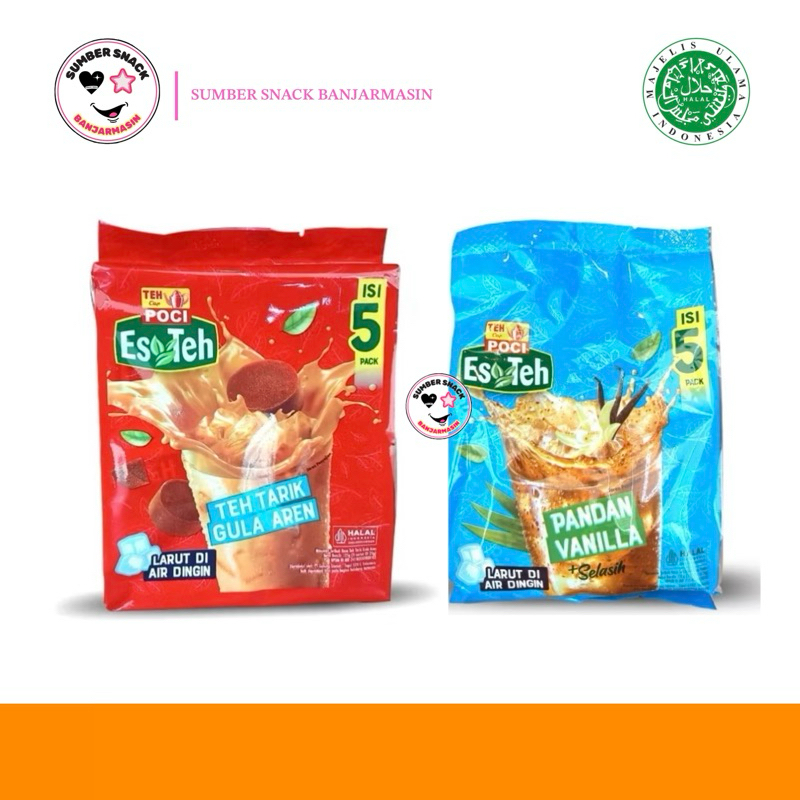 

Teh Poci Es Teh (Isi 5 Sachet/Pack) (5x25g) (2 Varian Rasa)