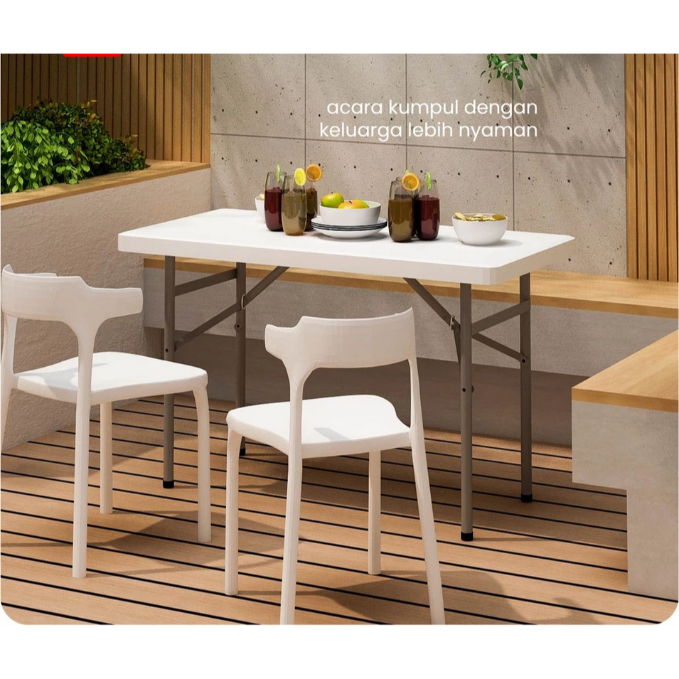 Meja Lipat Jumbo Meja Lipat Panjang Meja Leptop Serbaguna Meja Portable