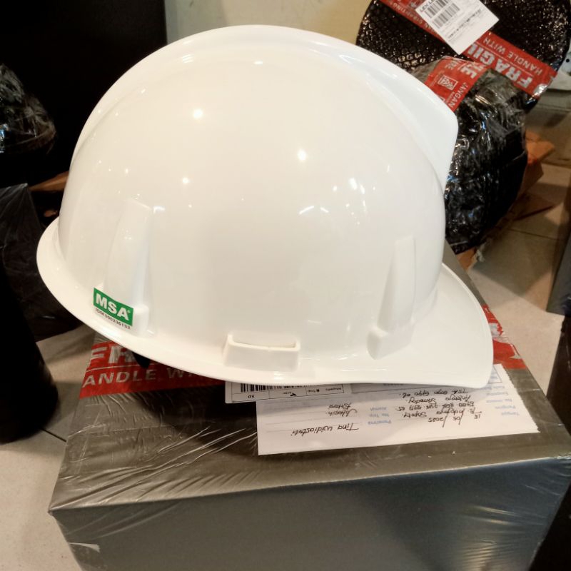Helm Safety Proyek MSA Top Guard Lokal Fastrack - putih