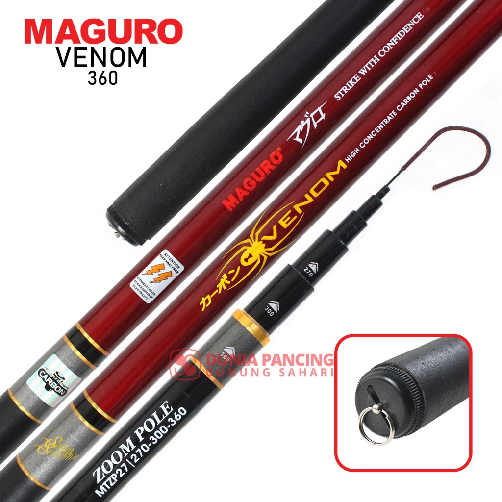 Joran Tegek / Pole Maguro Venom Pilih Ukuran