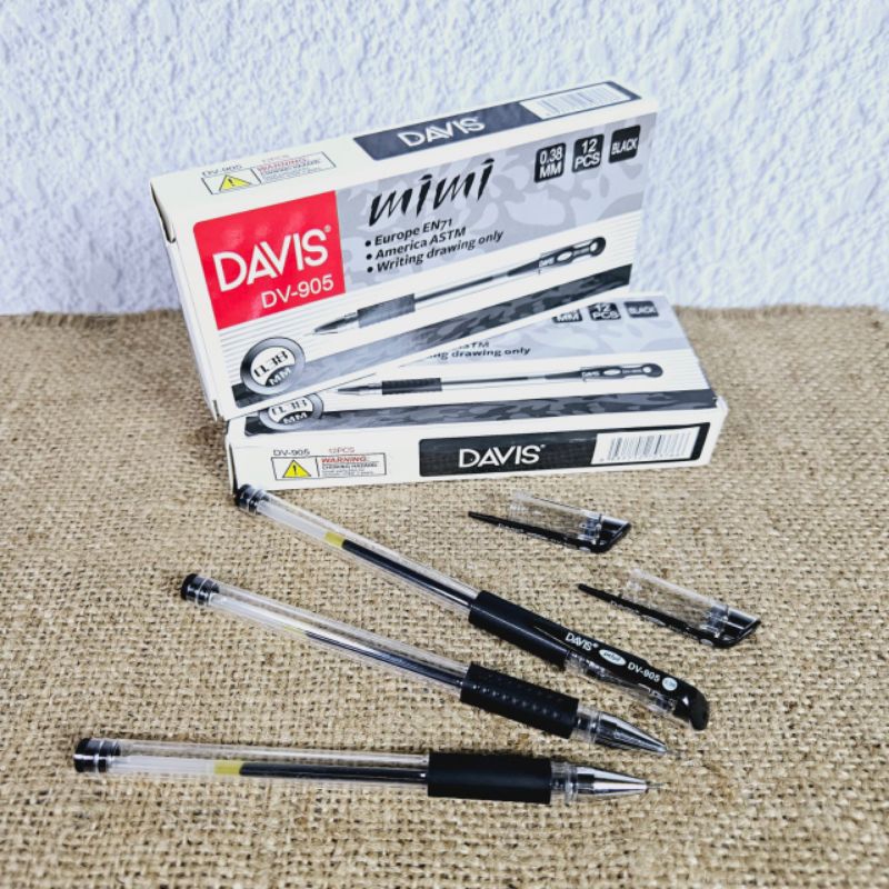 

Pulpen Gel mimi davis/Pulpen Mimi Gel davis Pen 0,5 12 pcs