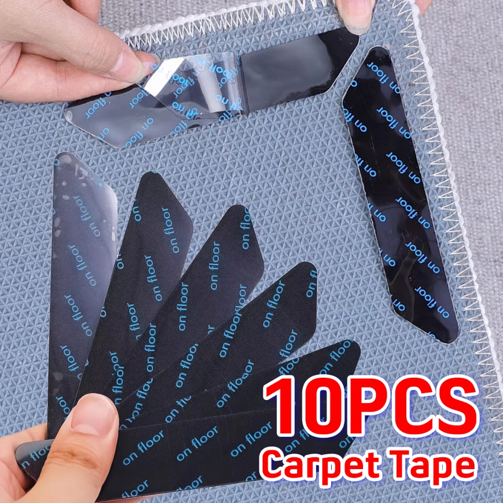 8PCS Velcro double tape Grip Anti Slip Hook And Loop Perekat Velcro Pengganjal Karpe Tape Hook and L