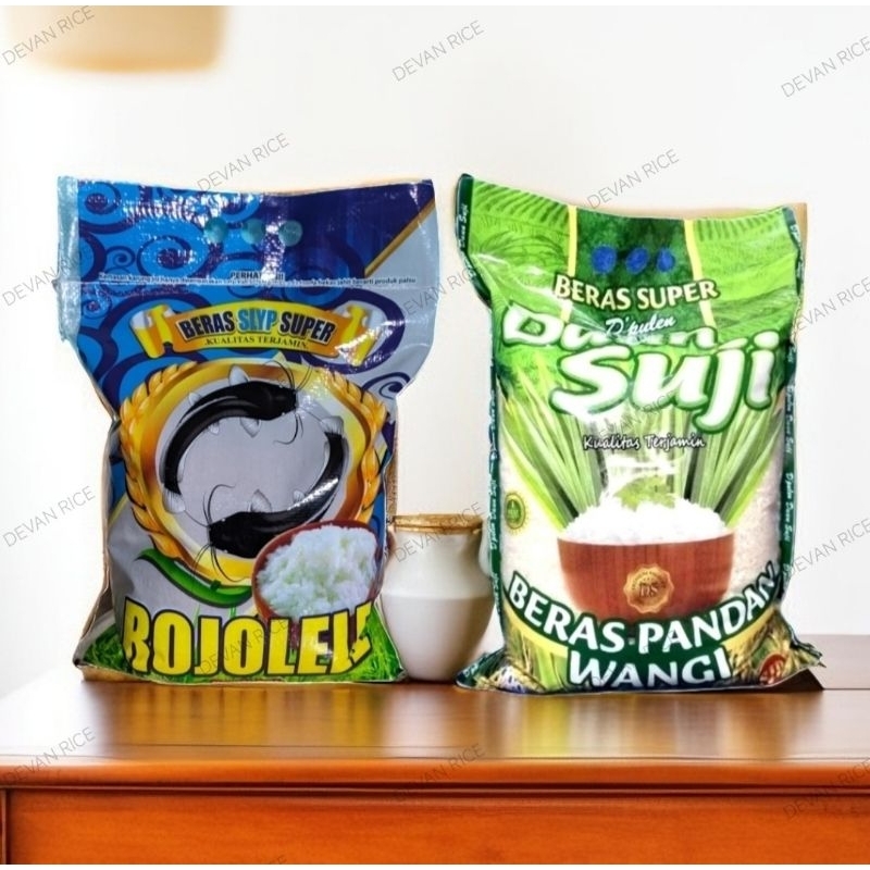 

Beras Rojolele daun suji 5 Liter
