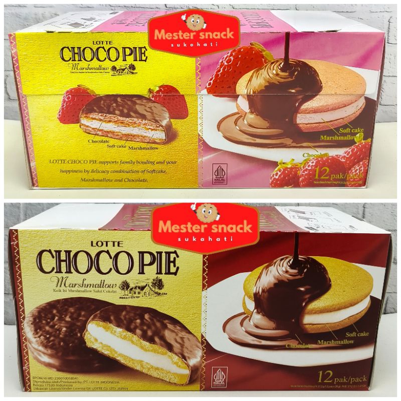 

Lotte Chocopie Marshmallow (1 pack isi 12 pcs)