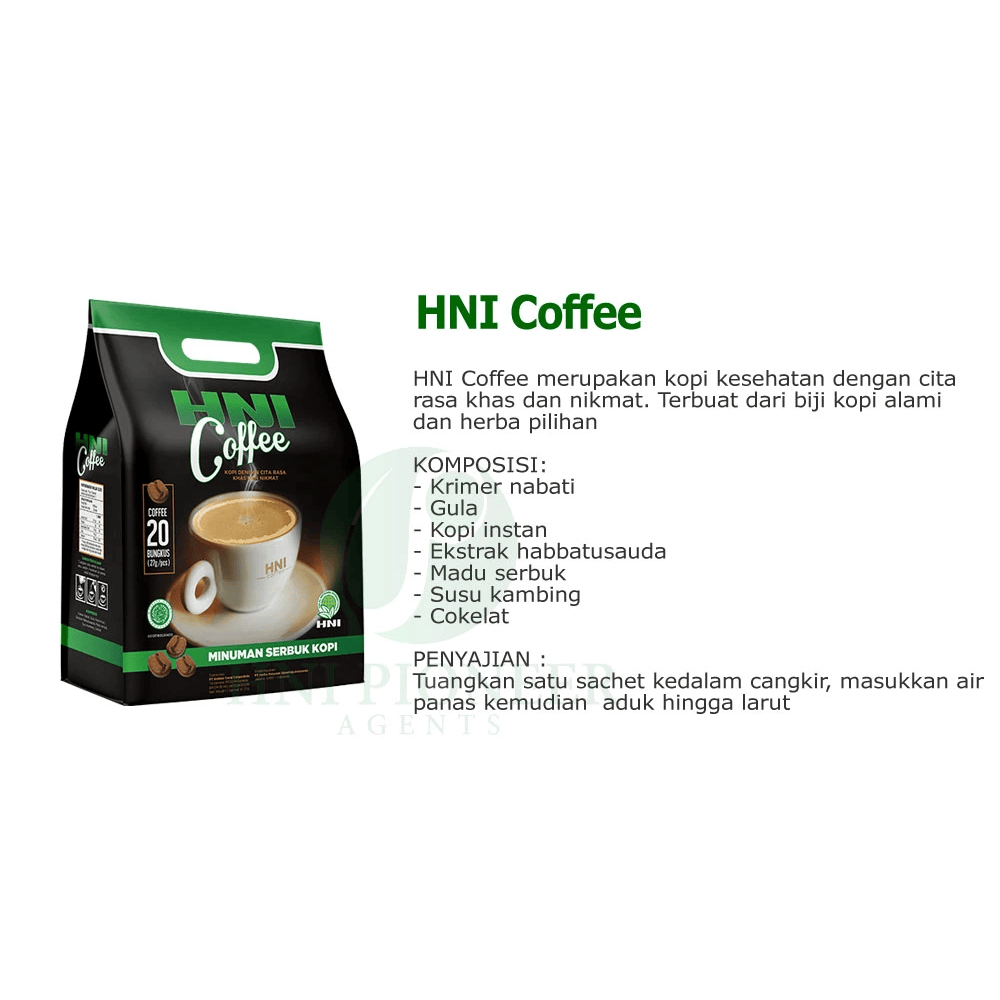 

HNI COFFEE: Kopi Dengan Cita Rasa Khas dan Nikmat isi 20