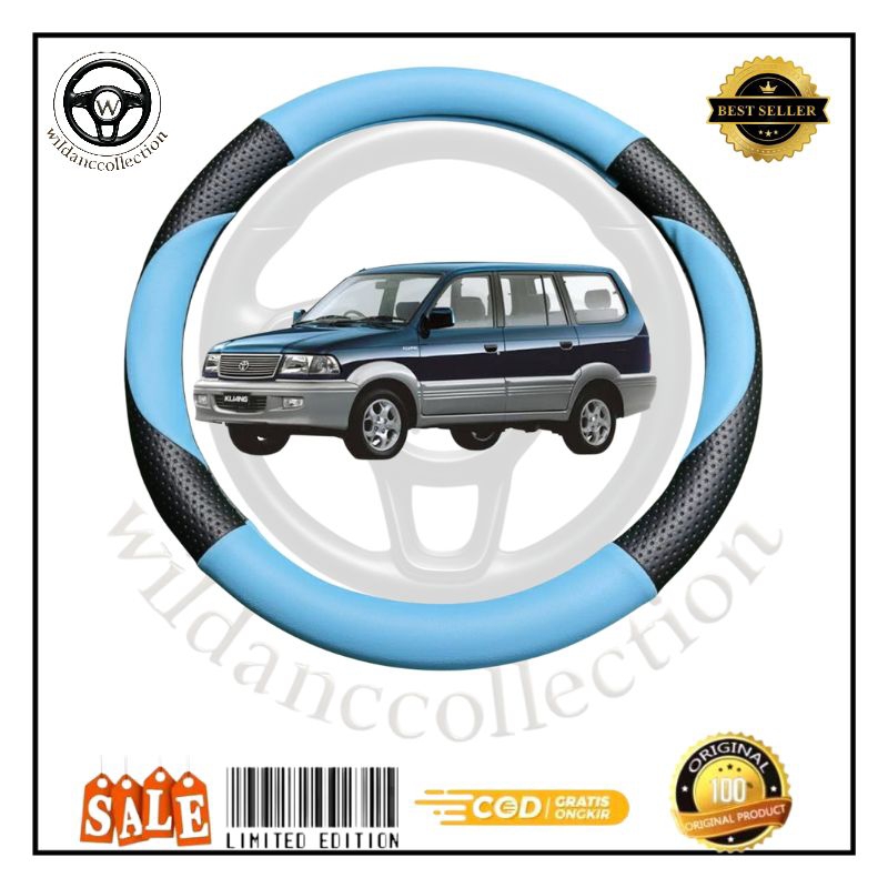 Sarung Stir Mobil Toyota Kijang LGX ,  Cover Stir Mobil Kijang LGX kulit sintetis