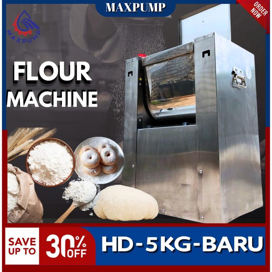 MAXPUMP Mesin Pengaduk Adonan Roti Terpung Mixer Kue 5kg Giling tepung Adonan Pembuat Adonan Pangsit