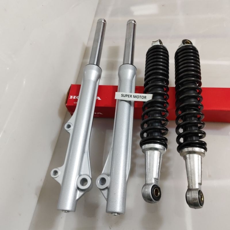 Shock depan+belakang Supra Fit New shock depan belakang Supra Fit New