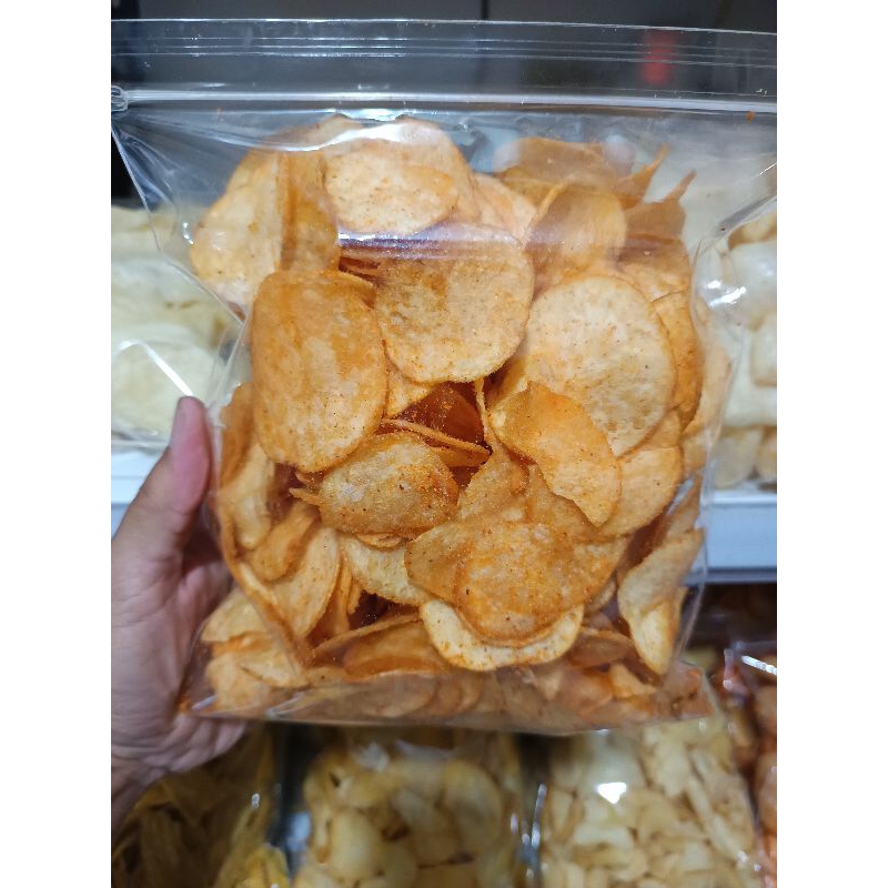 

Keripik Kentang Rasa Balado Pedas Manis Kemasan 200Gr