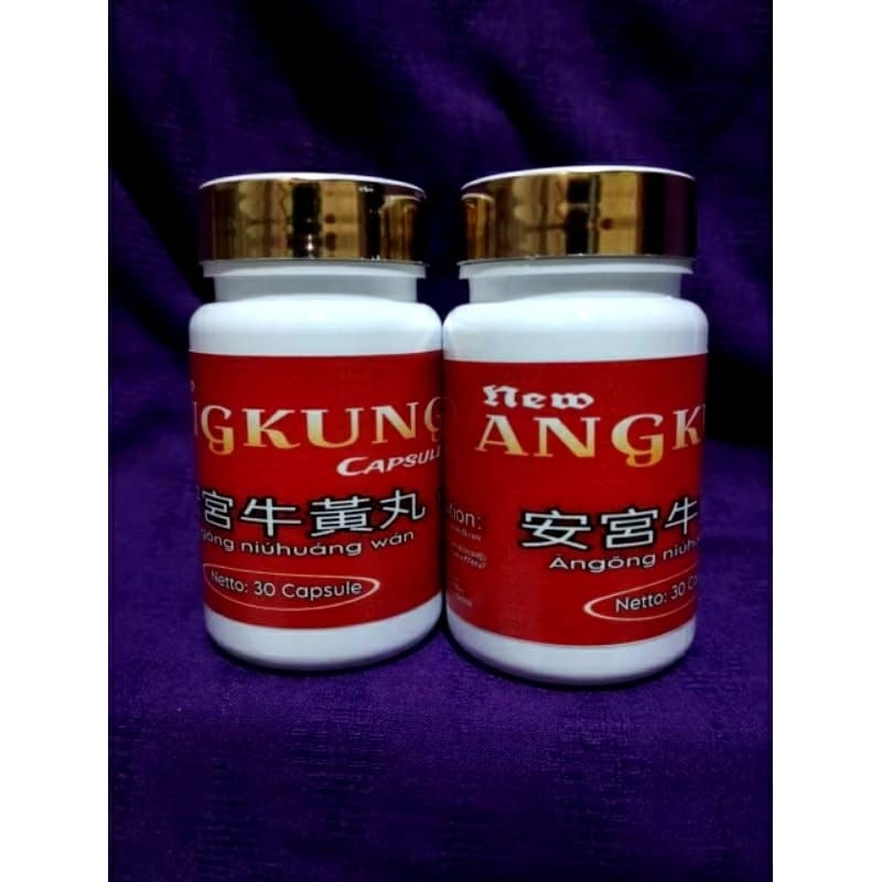 Obat Stroke Ampuh, Angong Niuhuang Wan - New Angkung Kapsul Asli Original 100% Herbal