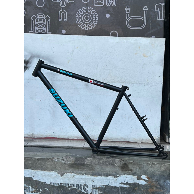 FRAME MTB SUZUKI TECH 1000 VINTAGE RANGKA SEPEDA GUNUNG 26 STEEL KLASIK JADUL MOUNTAIN BIKE XC