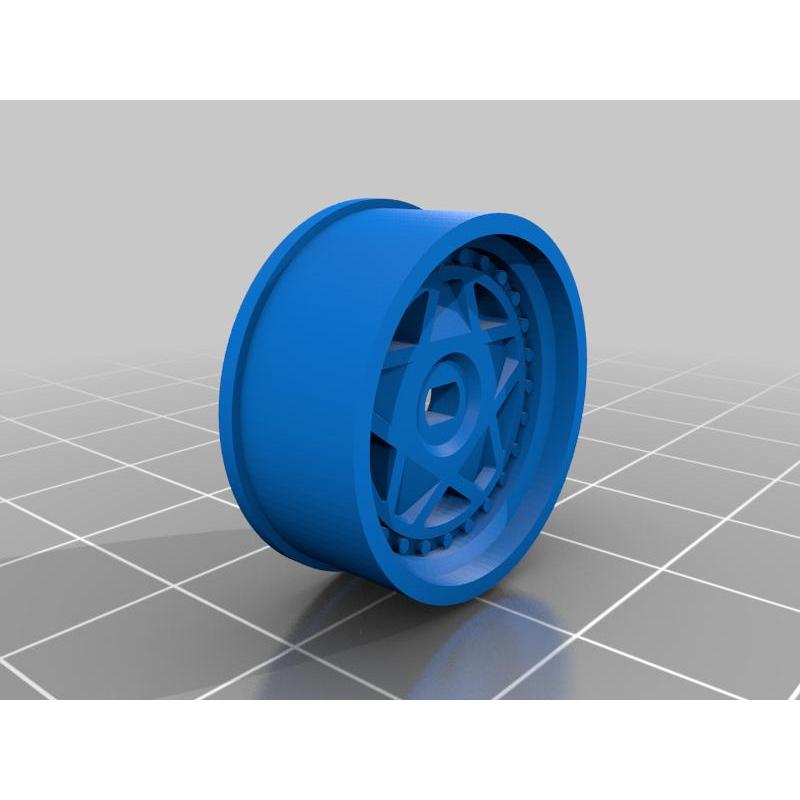 Velg AWD F40 Style untuk Mini Z Xmods K989 K969 dll bahan RESIN 3D Print, detil. Rims untuk mini rc 