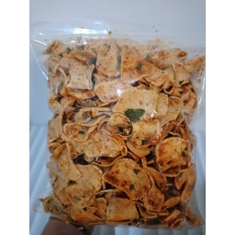 

KRIPIK BASRENG PEDAS DAUN JERUK 500 GR