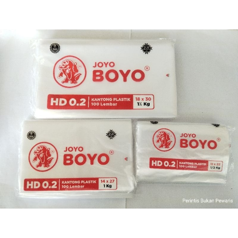Plastik HD 02 Joyo Boyo 12x24, 15x27, 18x30  / Tahan Panas