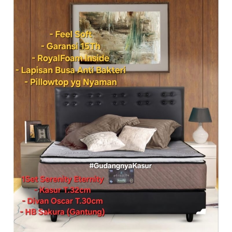BEDSET ETERNITY SERENITY (DIVAN+HB SAKURA SERENITY)