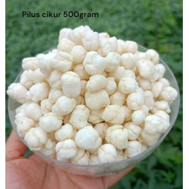 

Camilan pilus cikur Sukro cikur toping baso Aci gurih renyah 500gram