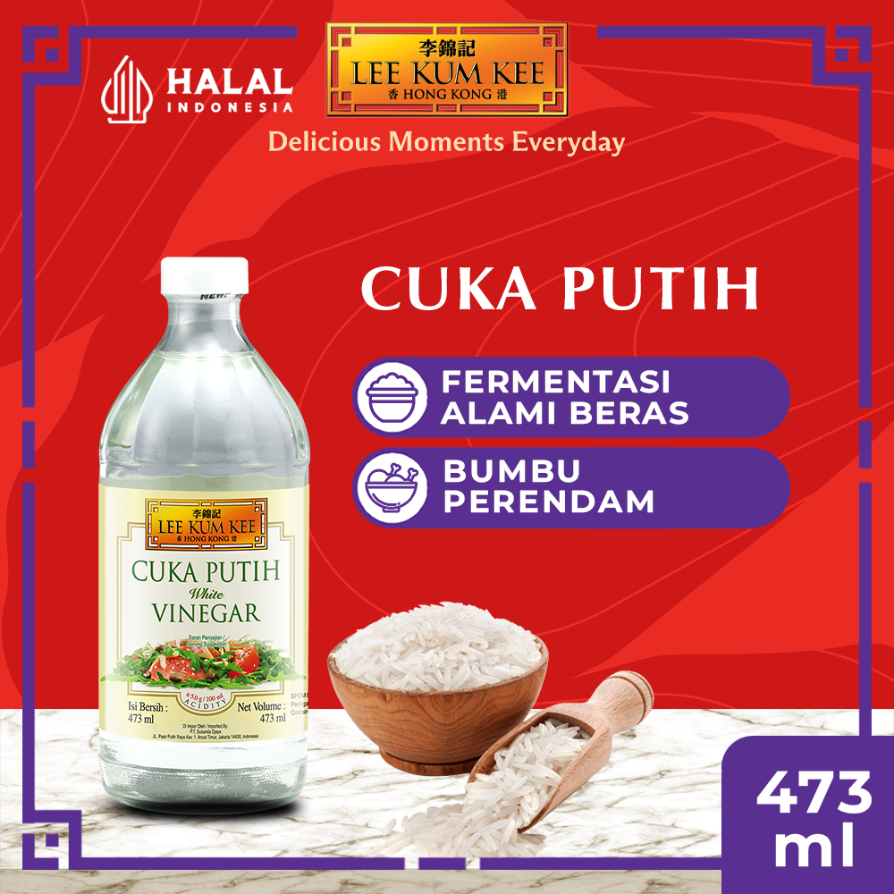 

LEE KUM KEE White Vinegar Cuka Putih 473 ml