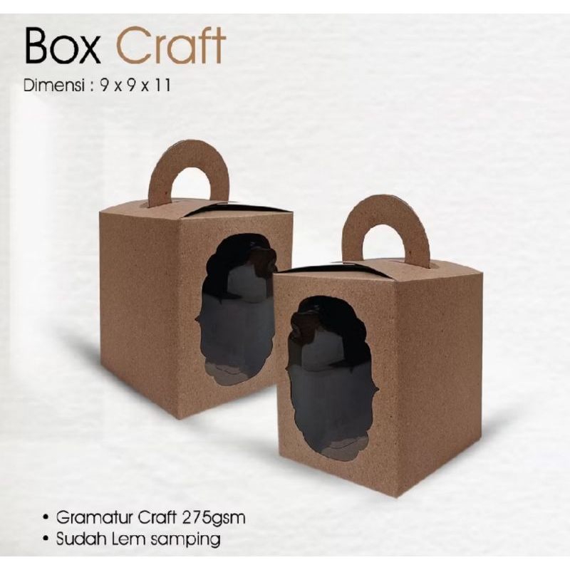 

S (S50) KOTAK BOX SOUVENIR KOTAK BAHAN KERTAS UKURAN 9 X 9 X 14 CM