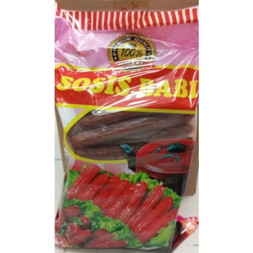 

SOSIS BABI / LAPCIONG 260 - 290G MERK 5 KELELAWAR MALAYSIA (ISI 6 BTG)