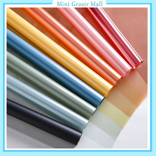 

Flower Wrapping Paper Hologram Waterproof Paper Transparent Bening Buket Bunga R01