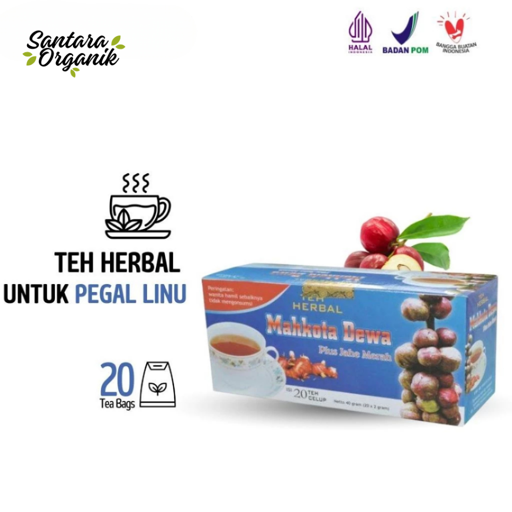 

TEH herbal mahkota dewa tazakka ampuh mengobati asam urat rematik encok pegal linu nyeri sendi