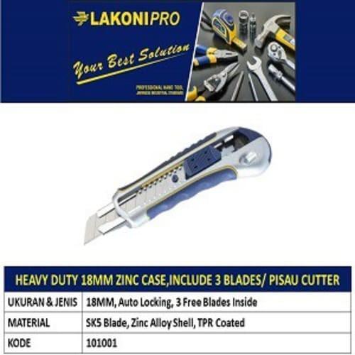 

PISAU CUTTER BESAR 18MM LAKONI PRO