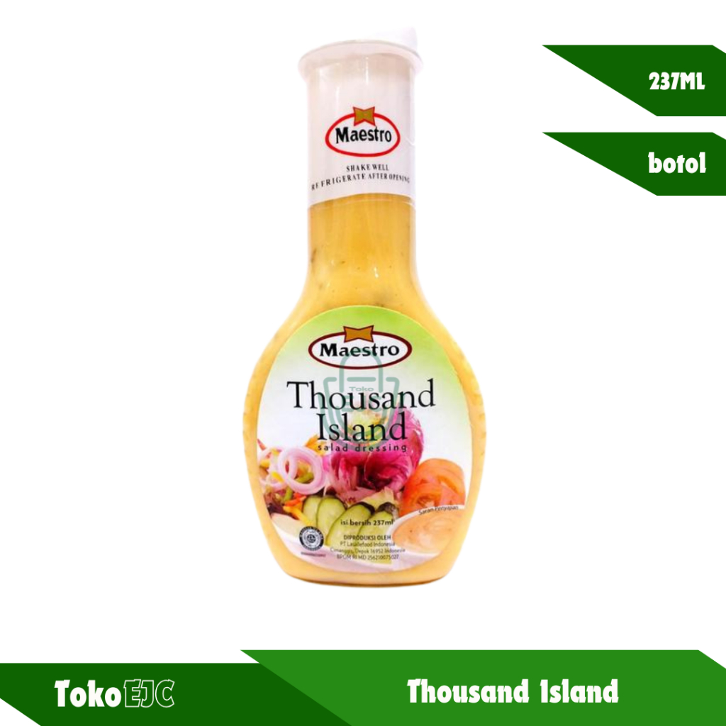 

Maestro Mayonais Thousand Island Botol Saus / Salad Dressing 237ml