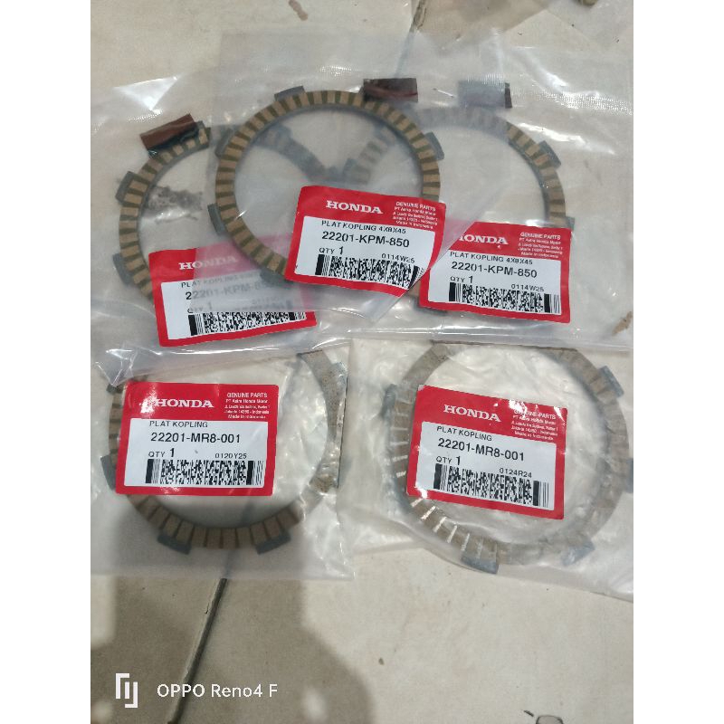 kampas kopling set mega pro mono verza crf150 22201mR8001 2 2220KPM850 3 original ahm